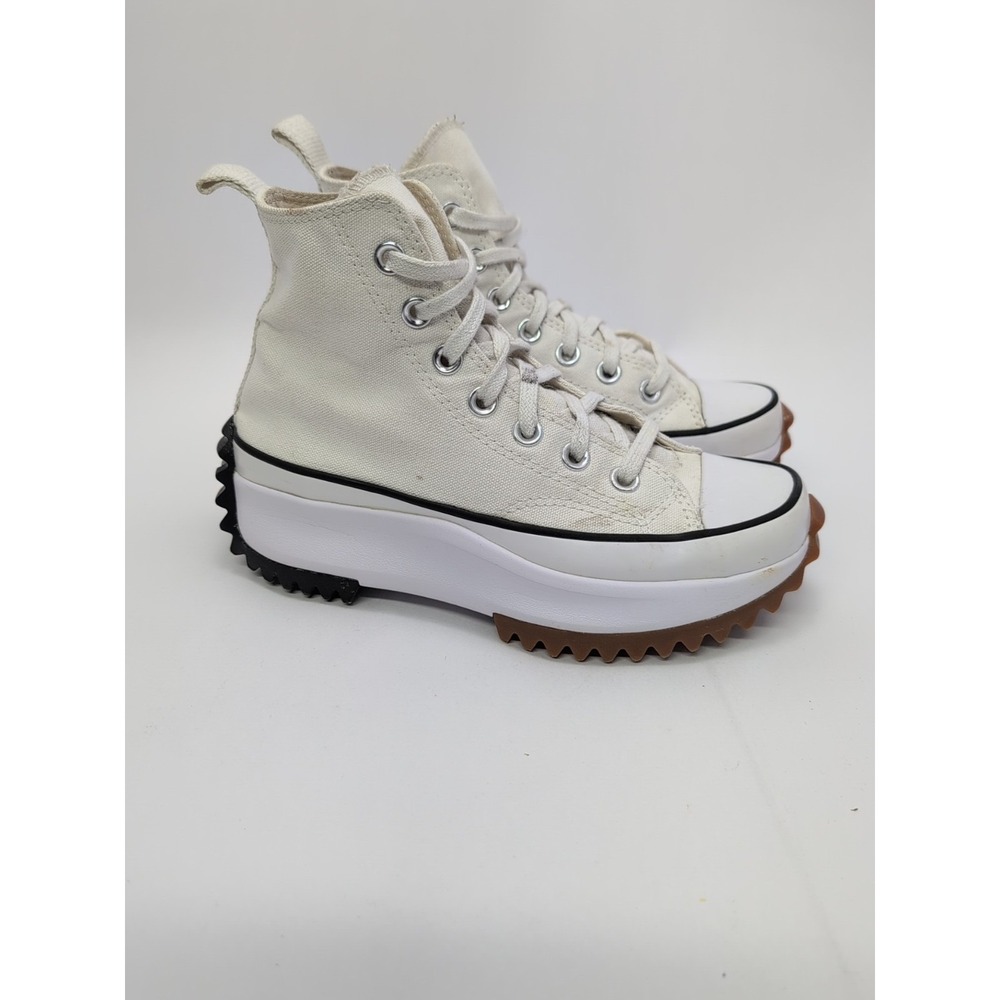 Converse Unisex Run Star Hike Hi Canvas White Casual Shoes Sneakers Sz M 3.5 W 5